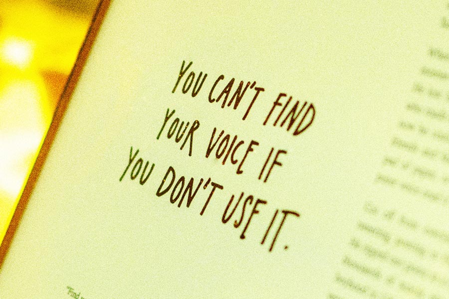 find your voice